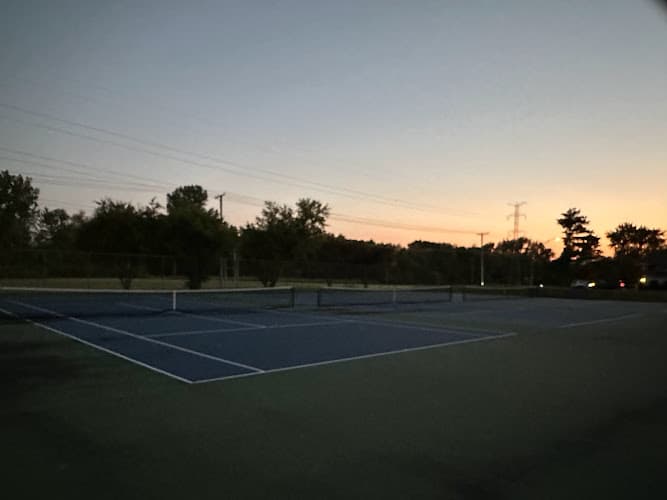 Tennis courts at Wildwood Park