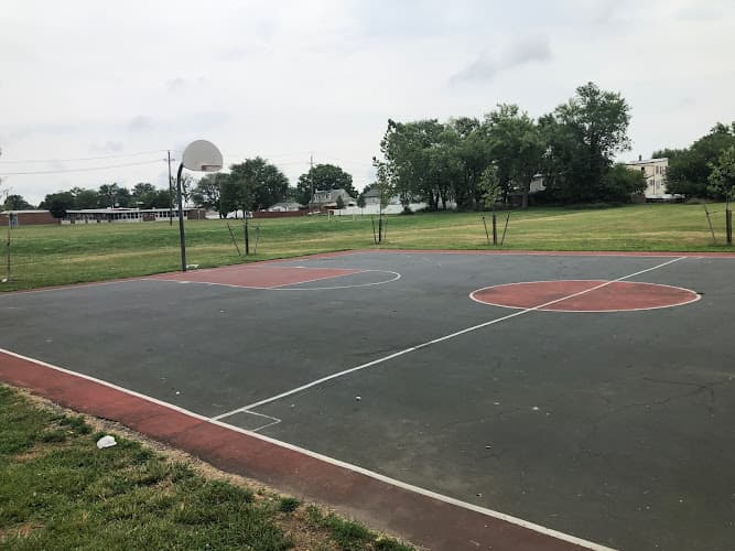 Basketball court in 4th Street Park, Port Reading