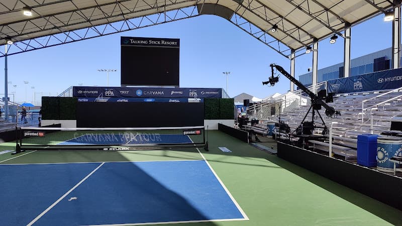 Pickleball center court